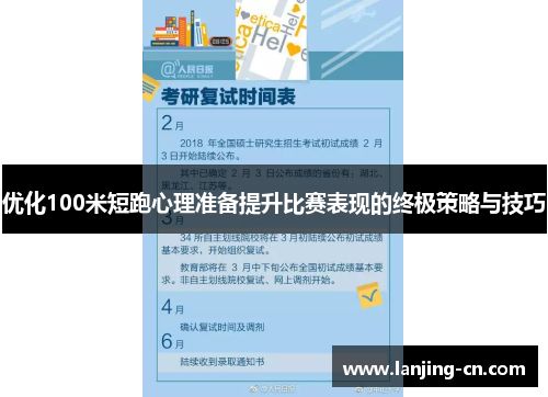优化100米短跑心理准备提升比赛表现的终极策略与技巧